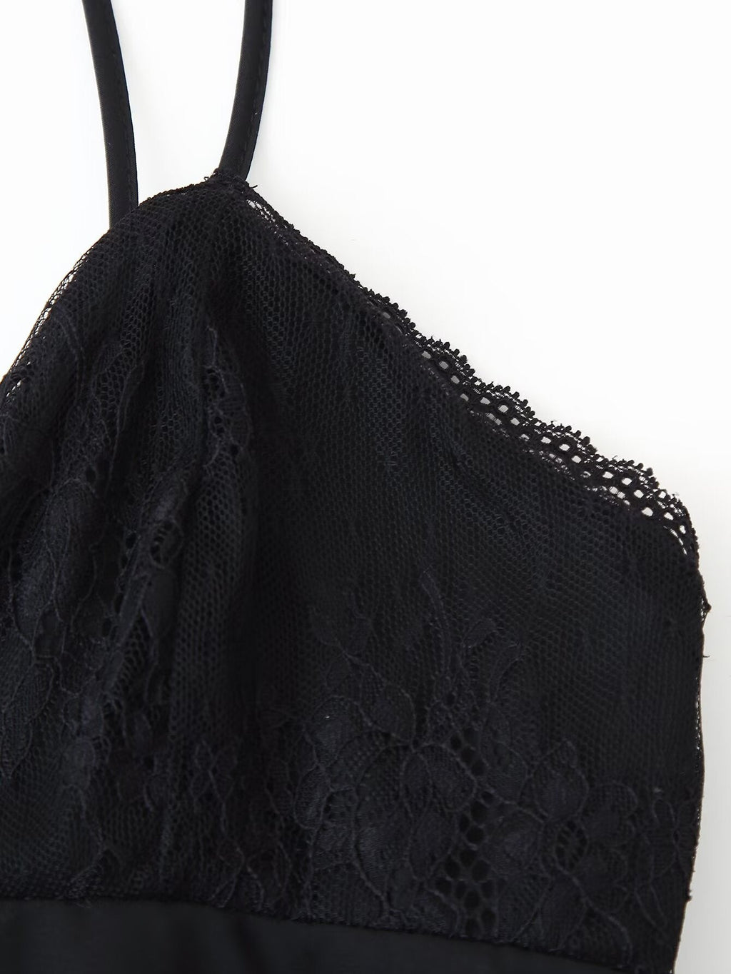 Spring Summer Sexy Halter Backless Lace V neck Patchwork Suspender Wanita Store