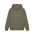 Astra Noir Hoodie — Minimalist Olive Heavyweight Pullover