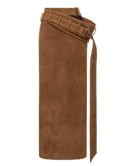 Skirt Women Autumn Personality Trendy Solid Color Design High Waist Skirt Wanita Store