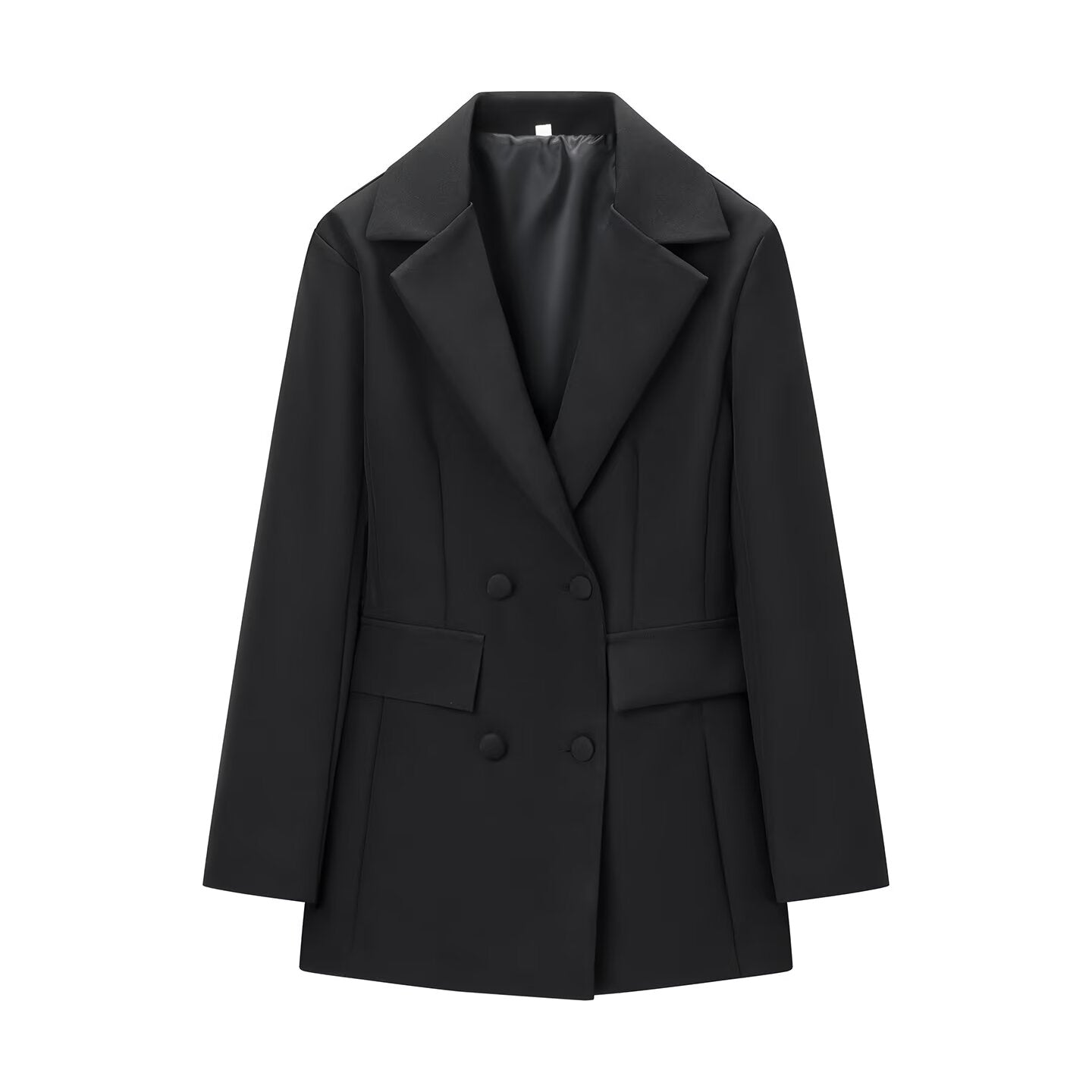 Winter Women Clothing Fashionable Elegant Deep V Plunge Long Sleeve Bud Waist Dress Ragazza