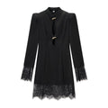 Long Sleeve Lace Splice Hollow-Out Cutout Dress Bella Mia