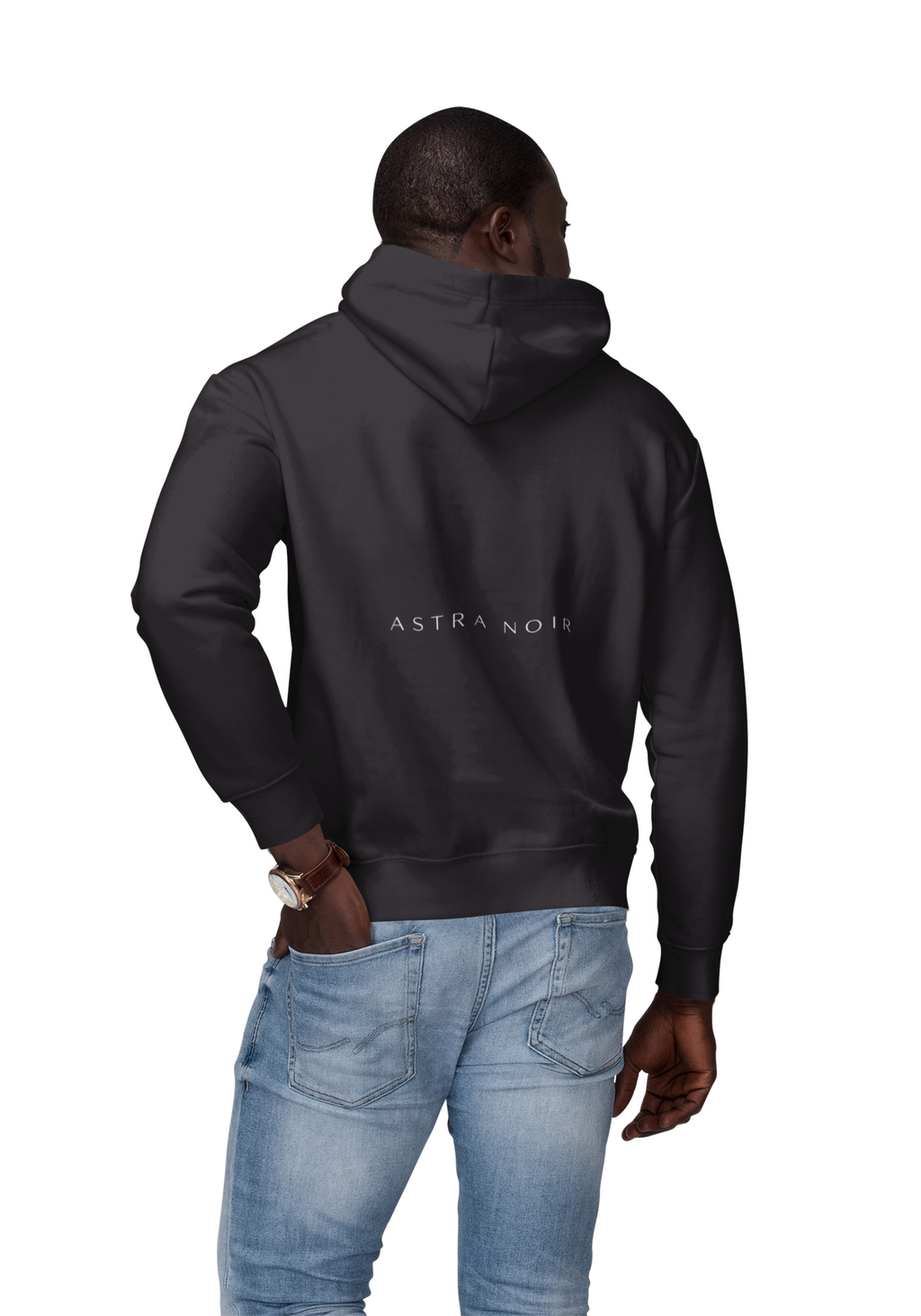 Astra Noir Hoodie — Minimalist Olive Heavyweight Pullover