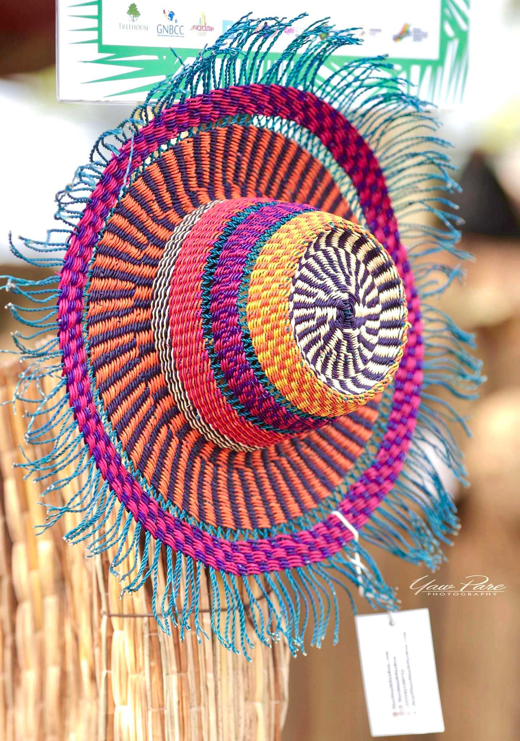 PAGA – Handwoven Bolga Straw Hat from Ghana