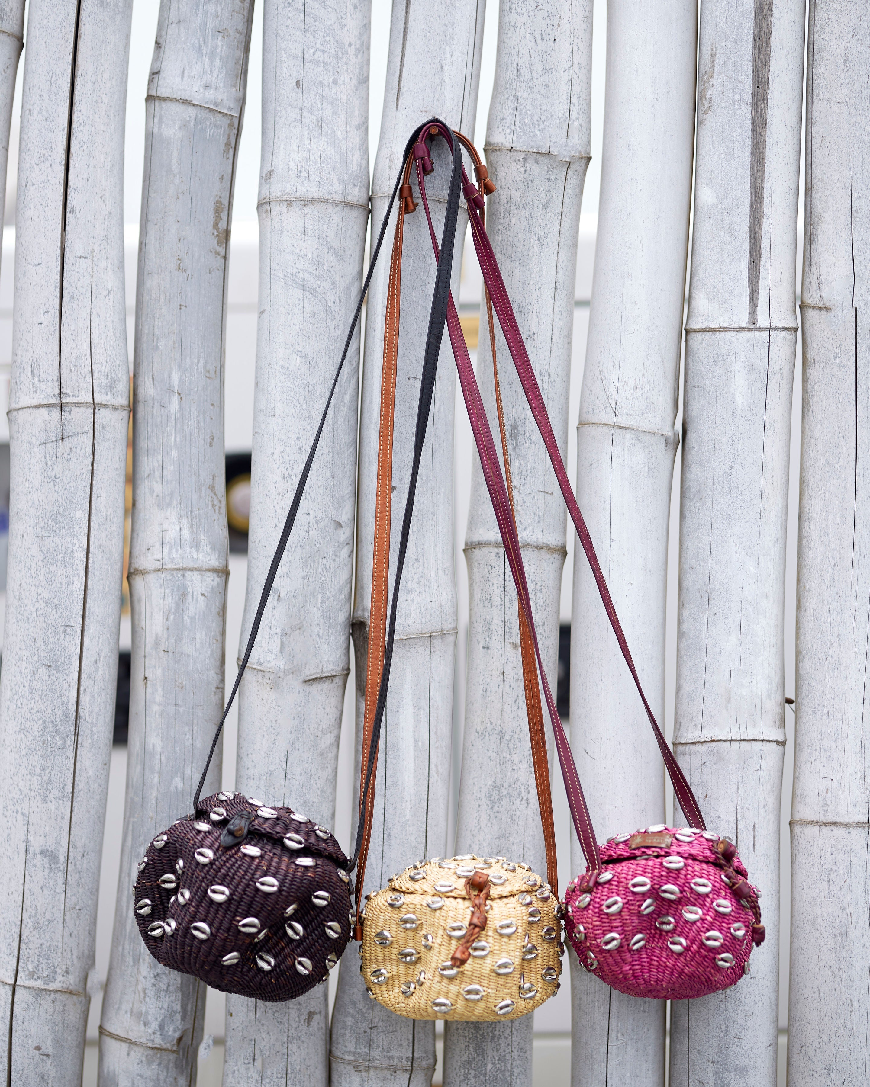 Tiah Long Shoulder Bag – Handwoven Artisan Bag from Ghana