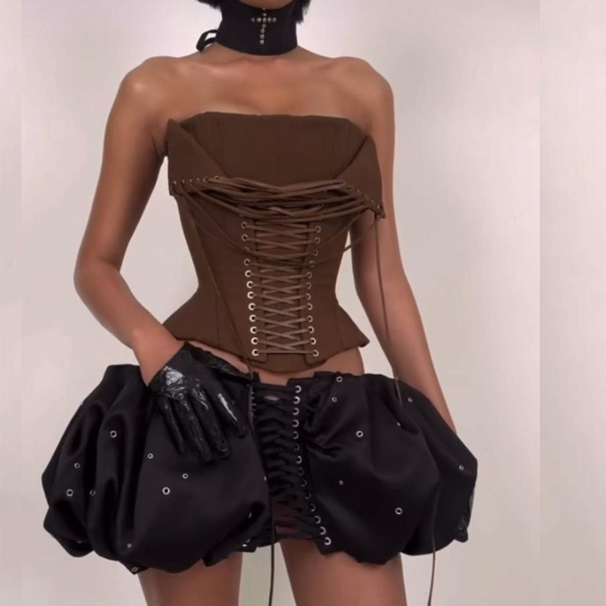 Advanced Design Sexy Boning Corset Lace up Corset Sexy Corset Tube Top Bella Mia