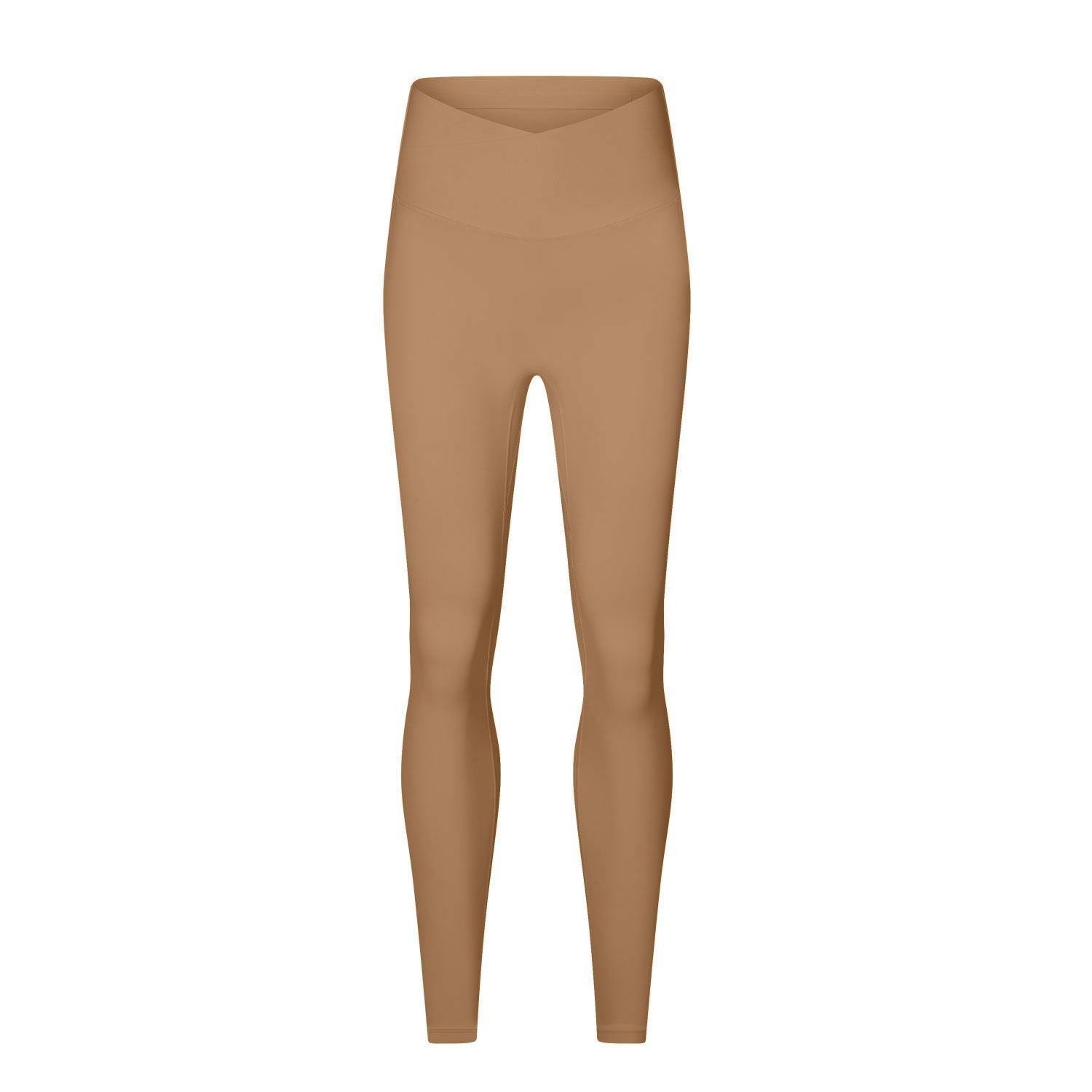 Wear Free Underwear Zero Sense One Piece Yoga Pants Shaping Nude Feel Back Pocket Peach Hip Raise Skinny Exercise Workout Pants