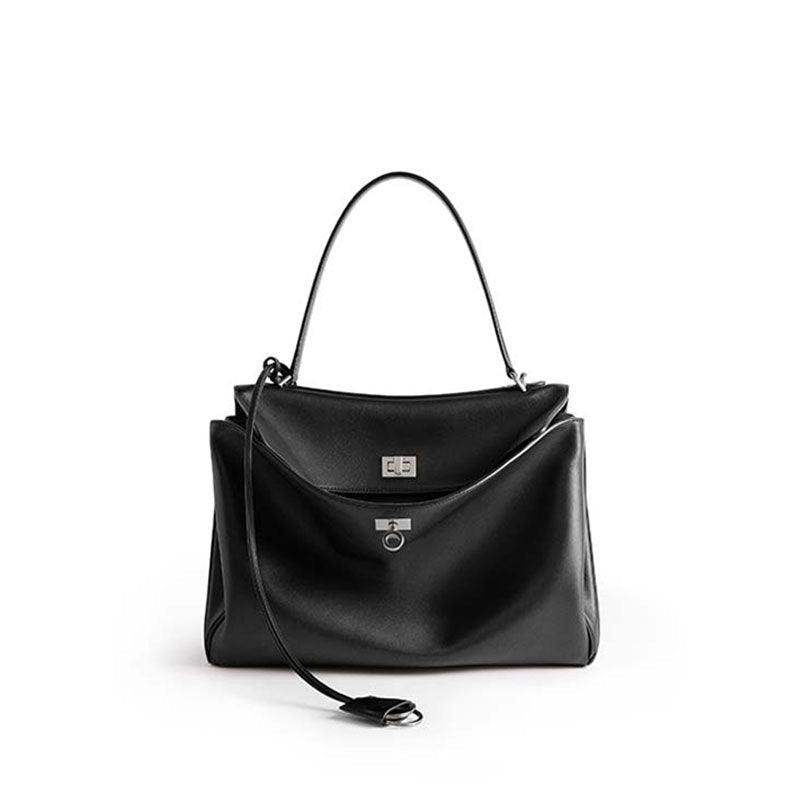 Textured Large Capacity Shoulder Tote Bag