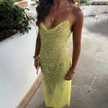 Solid Slim Beach Casual Bikini Swimsuit Dress Bella Mia