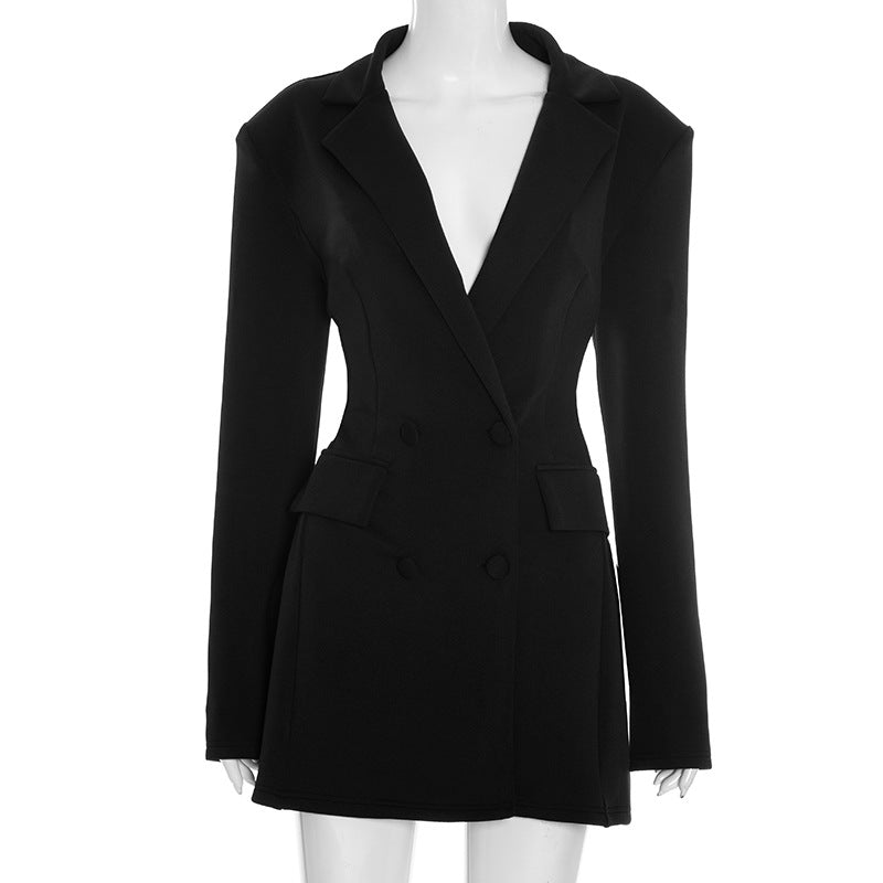 Slim Fit Long Sleeve Bud Suit Dress Bella Mia