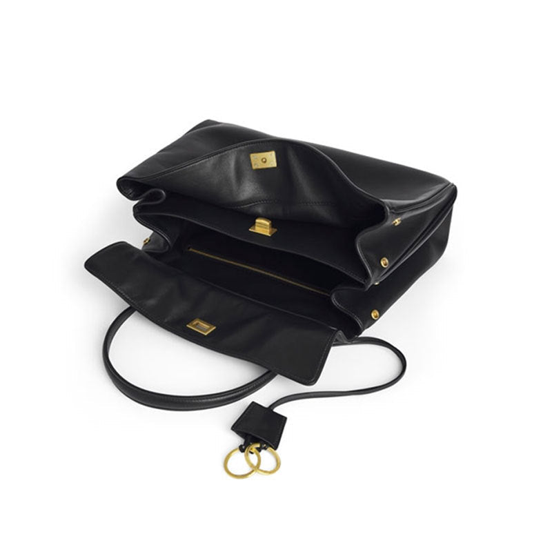 Textured Large Capacity Shoulder Tote Bag