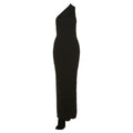 Halter Backless Ruched Bodycon Maxi Dress