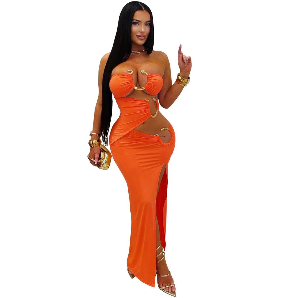 Women Sexy Tube Top Nightclub Party Sheath Dress Bella Mia
