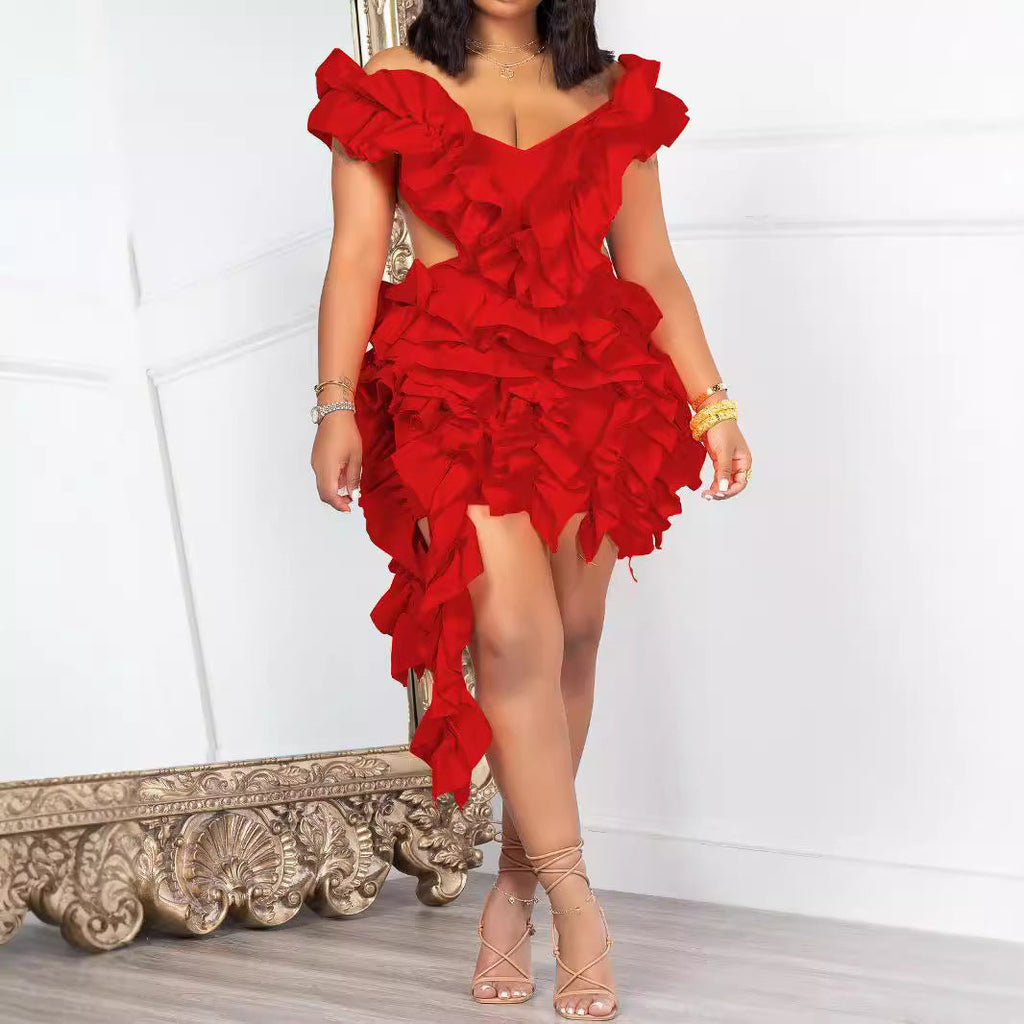 Women Clothing Sexy Sleeveless Backless Stringy Selvedge Dress Bella Mia