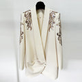 Graceful Fashionable Heavy Industry Beads Diamond Collar Dress Ragazza