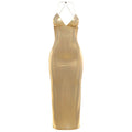 Halter V-Neck Slim Butterfly Dress Bella Mia