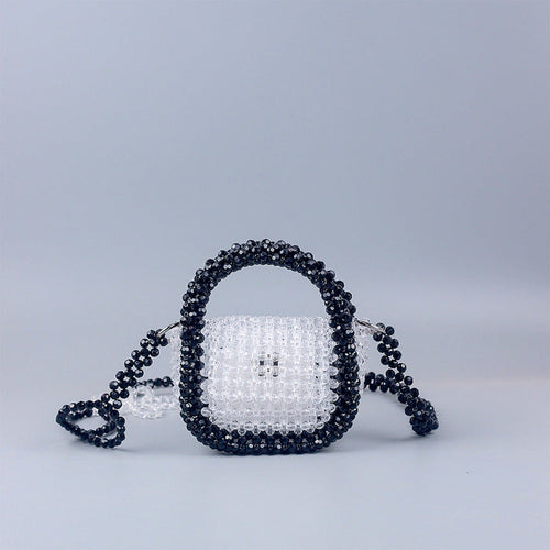 Beaded Floral Acrylic Shoulder Bag Wanita Store