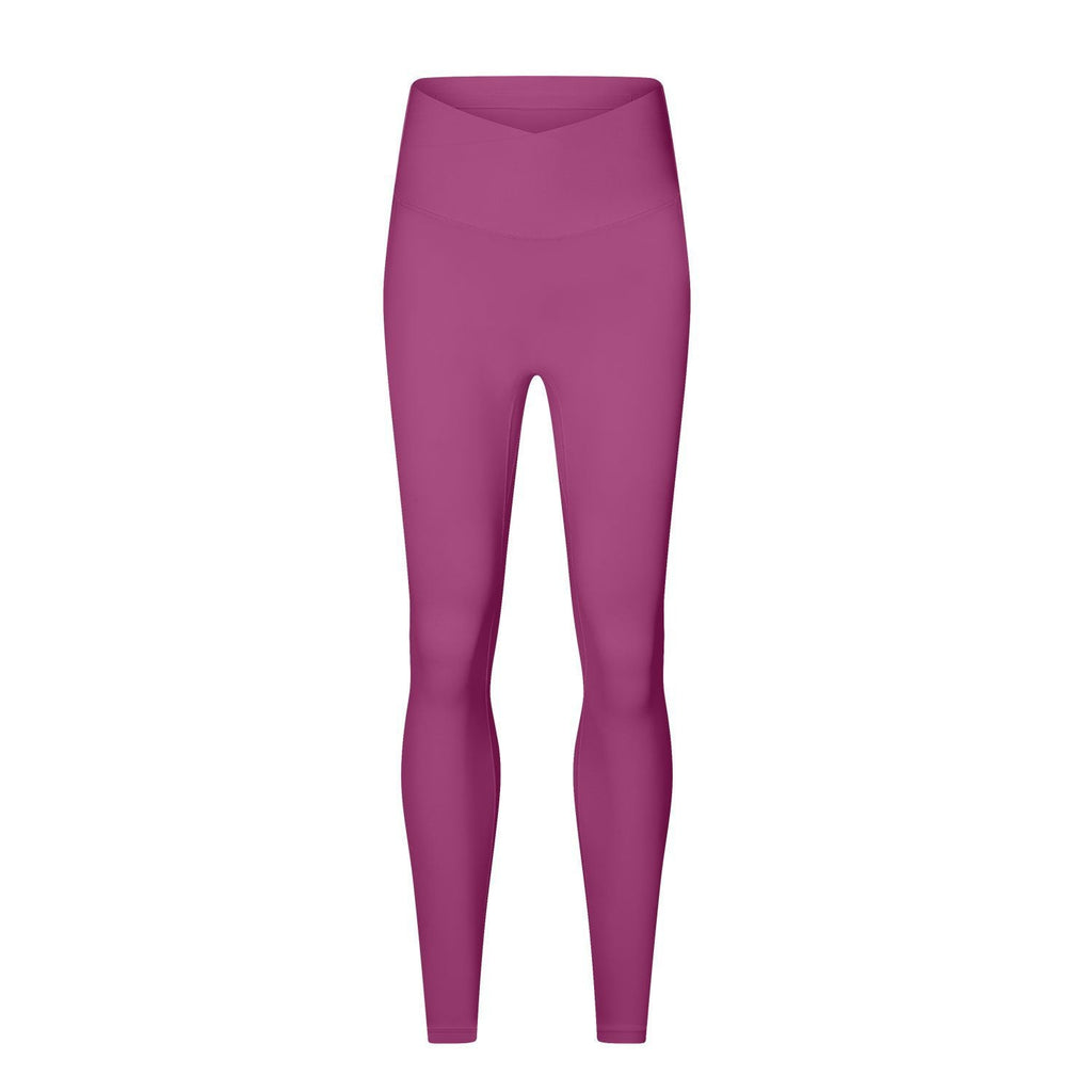 Wear Free Underwear Zero Sense One Piece Yoga Pants Shaping Nude Feel Back Pocket Peach Hip Raise Skinny Exercise Workout Pants