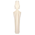 Twisted Hollow Out Cutout out Embellished Maxi Dress Winter Women Clothing Turtleneck Sleeveless Cropped Outfit Niche Dress Visual Ragazza
