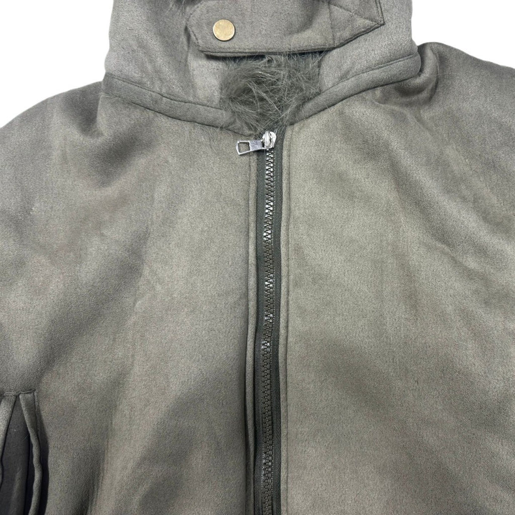 Suede Short Coat Women Fall Winter Jacket Motorcycle Clothing Women