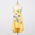 Peony Embroidered Floral Cami Dress Wanita Store