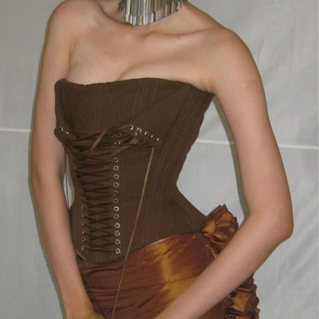 Advanced Design Sexy Boning Corset Lace up Corset Sexy Corset Tube Top Wanita Store