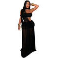 Women Wear Sexy Mesh See through Slim Fit Sheath Dress Bella Mia