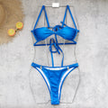 Multi-Rope Lace-Up Backless Low Waist Split Bikini Bella Mia