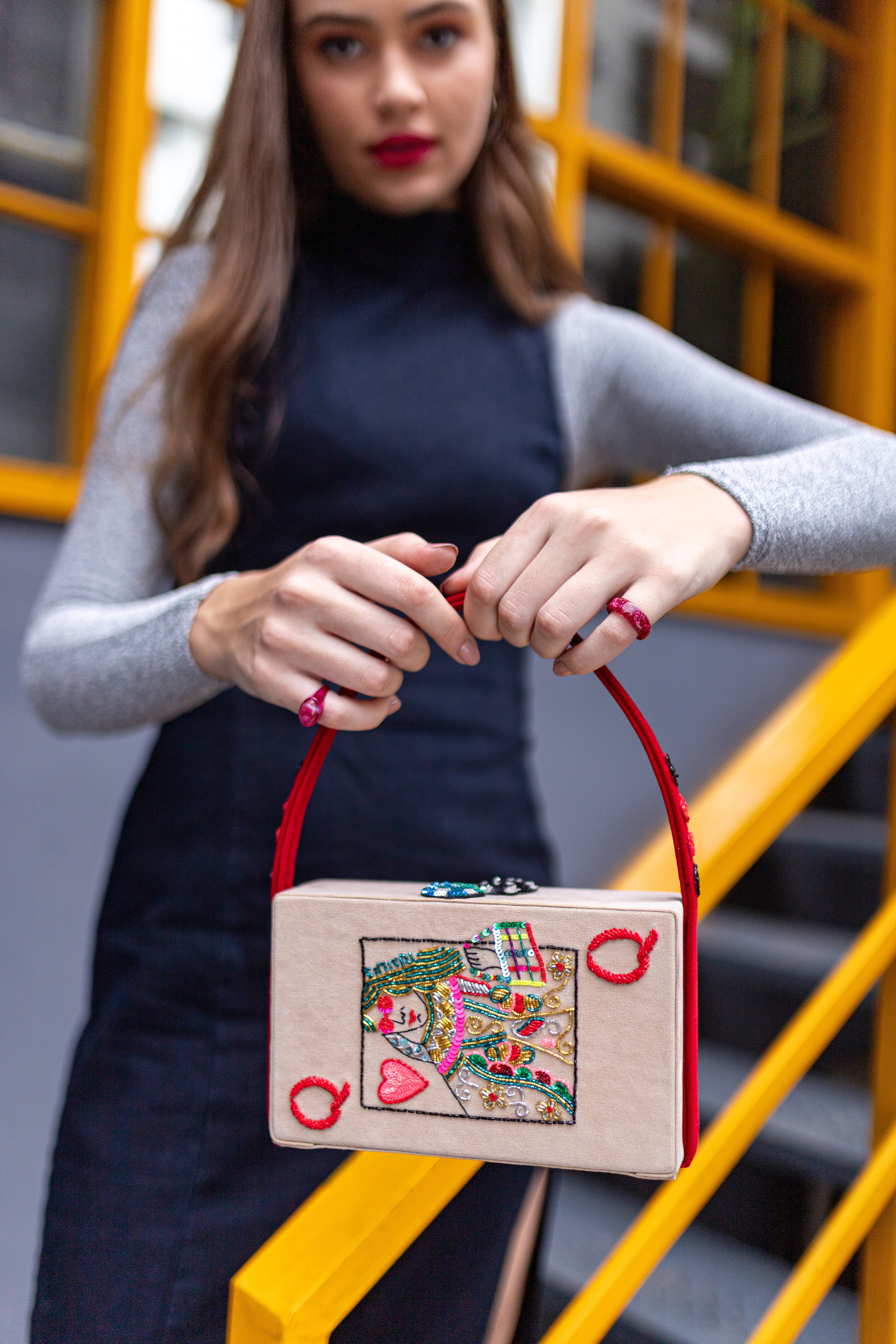 Poker Clutch Bag