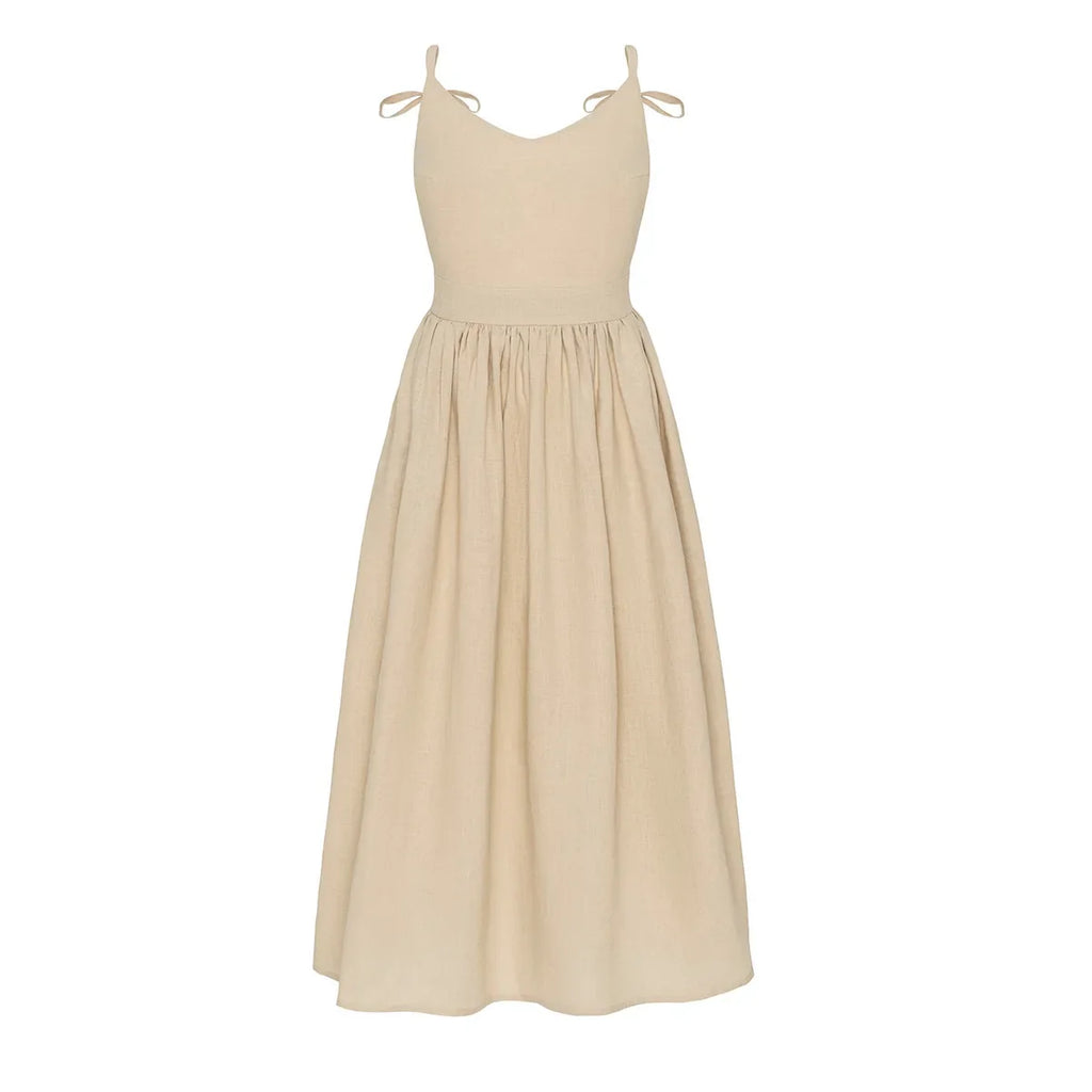 Cotton Tie-Strap Sundress