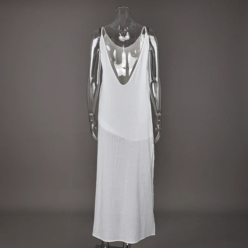 Backless Slip Maxi Dress