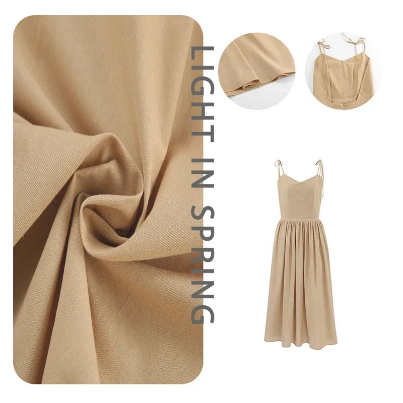 Cotton Tie-Strap Sundress