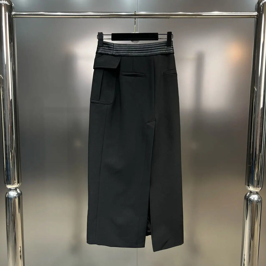 Structured Moto Jacket + Cargo Skirt Set