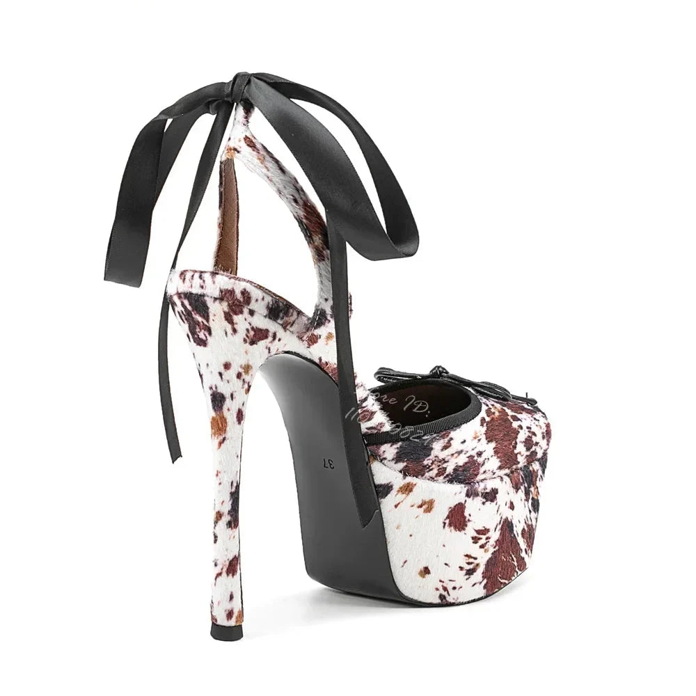 Audacious Horsehair Patchwork Pumps