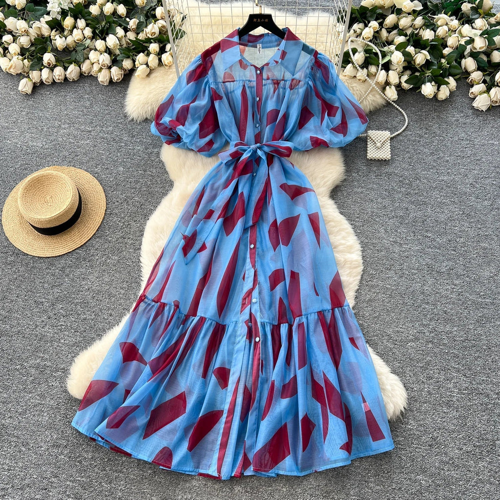 Spirited Printed Boho Sundress
