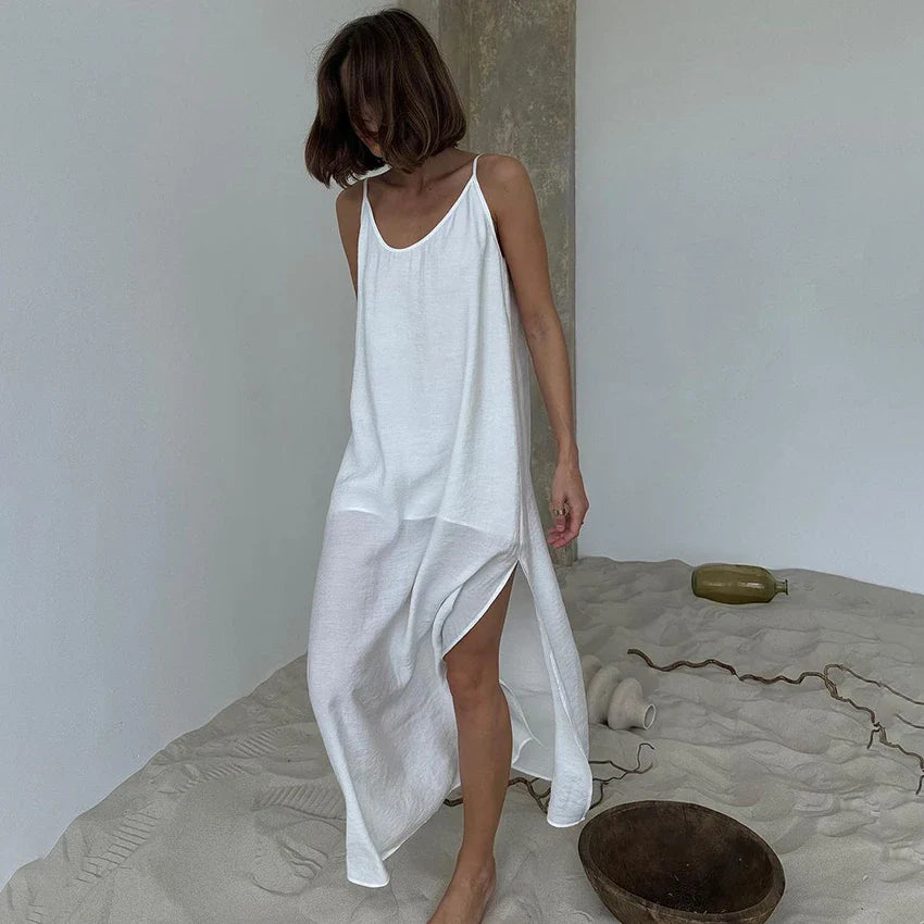 Backless Slip Maxi Dress