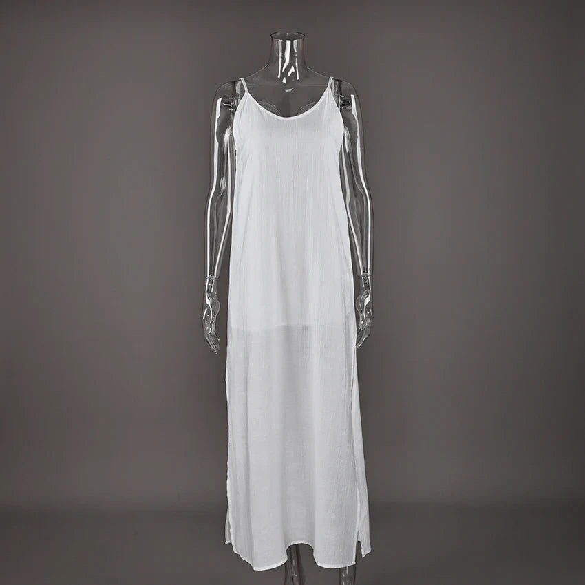 Backless Slip Maxi Dress
