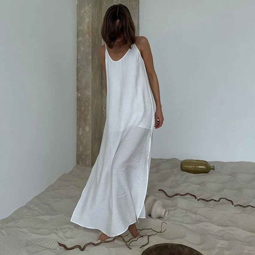 Backless Slip Maxi Dress