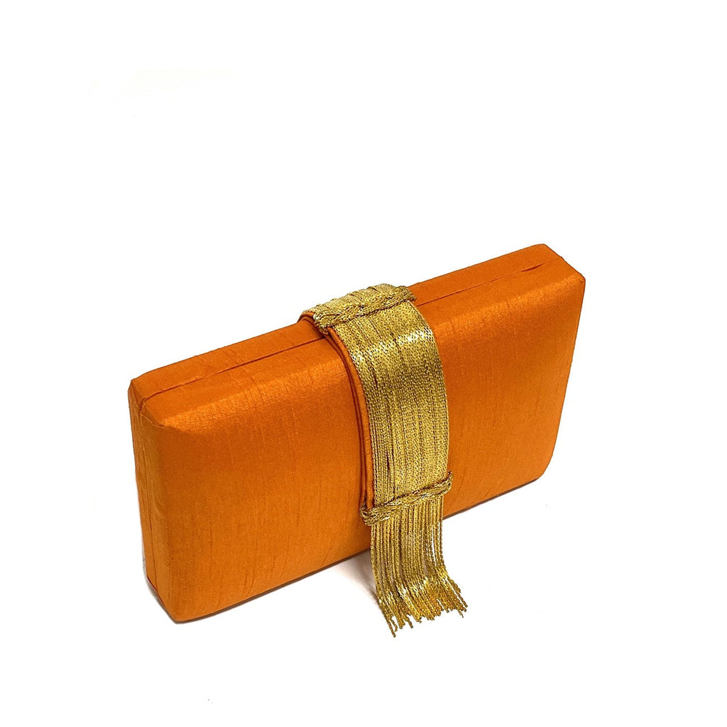 Spice Fringe Clutch