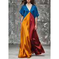 Prism Satin Maxi Dress
