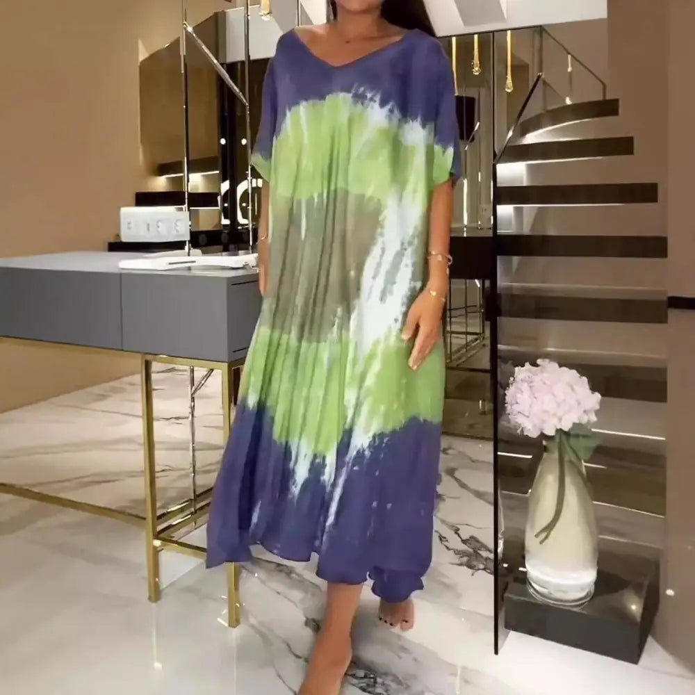 Prism Satin Maxi Dress