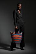 Boku Market Basket – Handwoven Bolga Basket from Ghana Handmade by Akua
