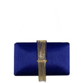 Sapphire Fringe Clutch