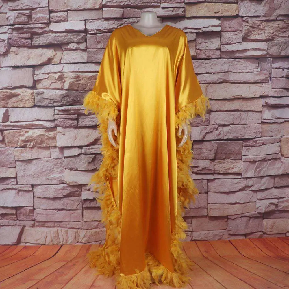 Plume Caftan Robe